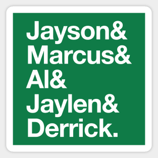 Boston Celtics names Sticker